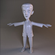 Low Poly Base Model Boy - 3DOcean Item for Sale