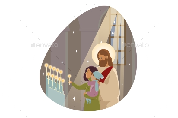 Candlemas Religion Character Bible Concept