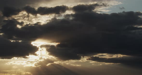 Clouds In The Evening At Sunset Timelapse Weather In Ukraine