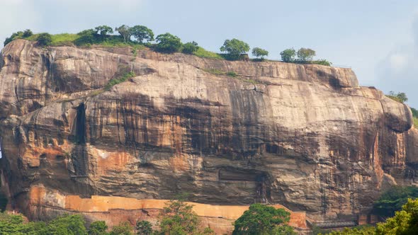 Sigiriya Lion Rock, Sri Lanka Timelapse