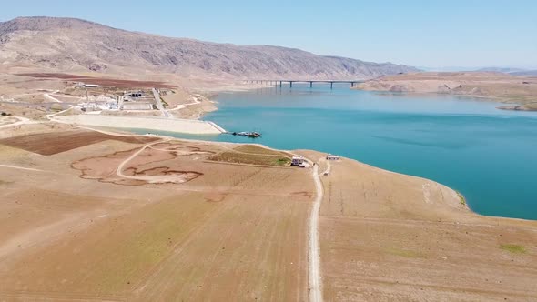 Water Reservoir on The River Tigris