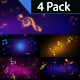 Elegant Musical Backgrounds 4 Pack - VideoHive Item for Sale