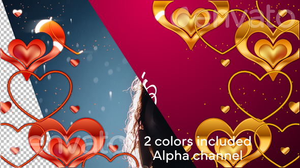 Hearts Alpha channel