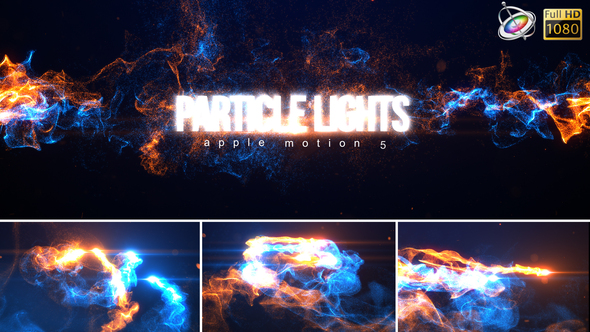 Particle Light Reveal - Apple Motion