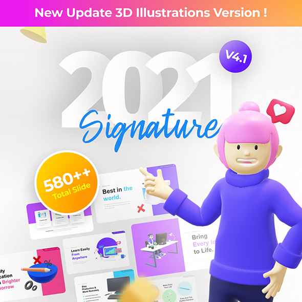 2020 Signature Multipurpose Premium PowerPoint Presentation Template Fully Animated