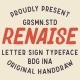 Renaise - Letter Sign Typeface - GraphicRiver Item for Sale