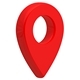 3D Map Pointer Red - 3DOcean Item for Sale