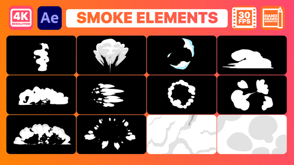 Smoke Elements And Titles | After Effects