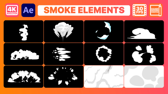 Smoke Elements And Titles | After Effects alt