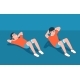 Abs Exercise  Crunch on the Floor - GraphicRiver Item for Sale