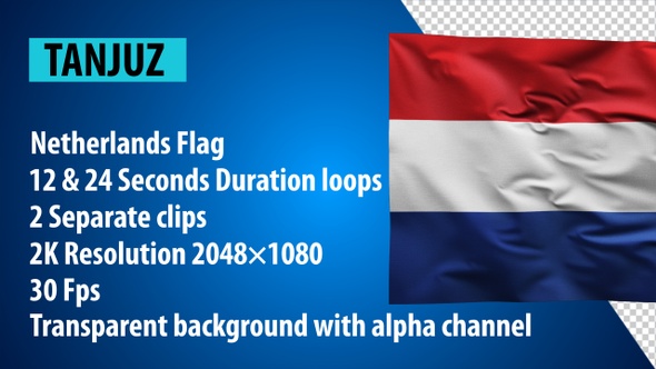 Netherlands Flag 2K