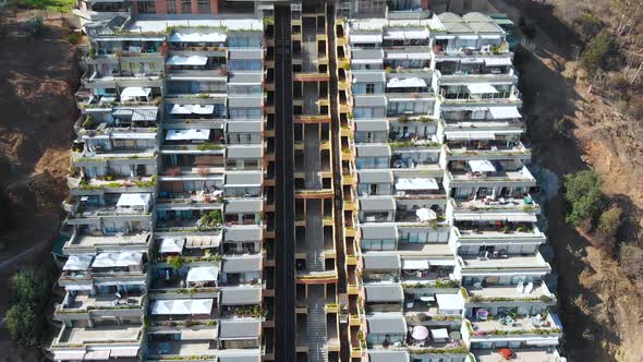 Building Sausalito Terrassa, Funicular (Vina del Mar, Chile) aerial view