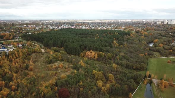 Beautiful Autumn Landscape Of The River Luchesa 16