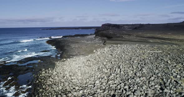 Coast at Valahnukamol Reykjanes Peninsula Iceland