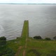 Pier, Guaiba River (Porto Alegre, Rio Grande do Sul, Brazil) aerial view - VideoHive Item for Sale