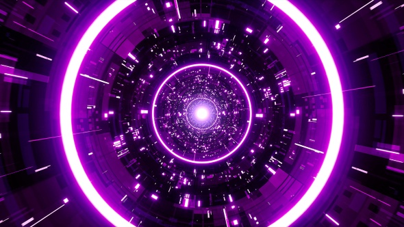 Purple Cyber Vj Loop