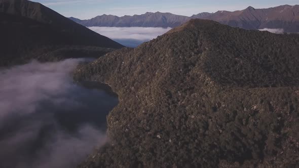 Mountainous landscape of New Zealand