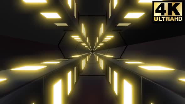 Neon Tunnel Vj Loop Pack 4k