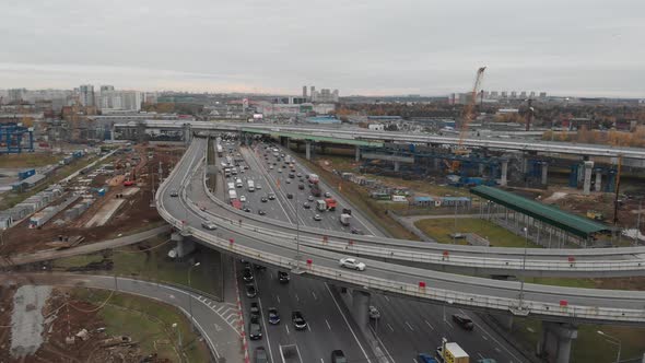 Road Junction on the Moscow Ring Road