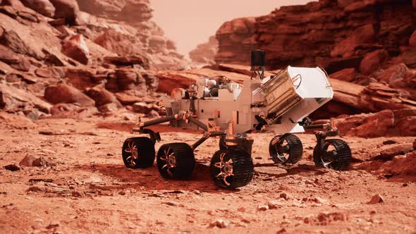 Mars Rover Perseverance Exploring the Red Planet