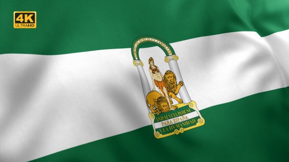 Andalusia Flag - 4K