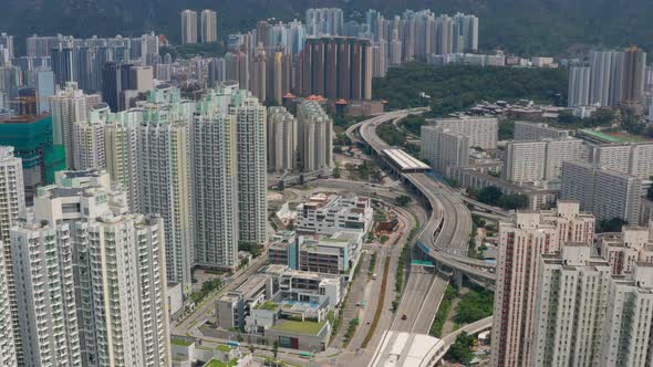 Hong Kong urban city