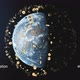 Bitcoins orbiting Earth 4K - VideoHive Item for Sale