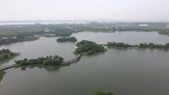 Jinshan Lake, Landscape Aerial