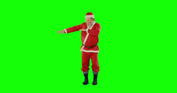 Happy santa claus dancing 4k