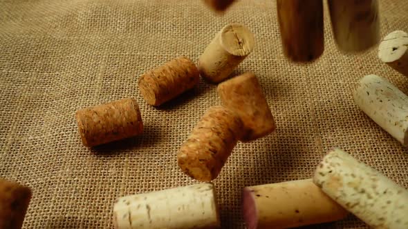 Falling Wine Corks 35