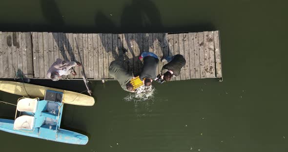 Live Fish For Breeding In The River 