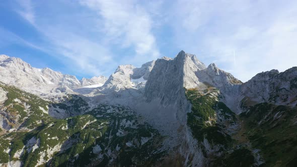 Aerial View Of Mountains Summits