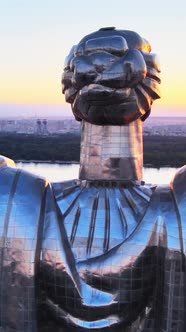 Motherland Monument in Kyiv Ukraine