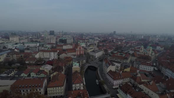 Ljubljana seen from above
