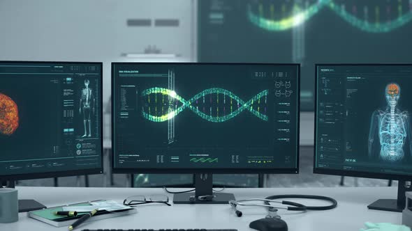 Examining the genetic spiral layout at the laboratory for molecular research alt