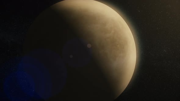 Venus planet in outer space