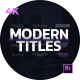 Modern Titles - VideoHive Item for Sale