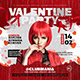 Valentine Party Flyer 13 - GraphicRiver Item for Sale