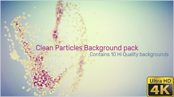 Clean Particles Background Pack