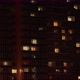 Timelapse of the Night Facade of Building with a Lot of Windows. - VideoHive Item for Sale