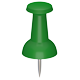 Assorted Push Pin green - 3DOcean Item for Sale