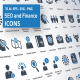 Seo and Finance Icons - GraphicRiver Item for Sale