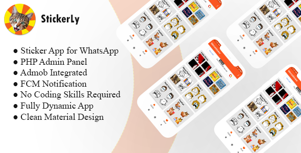 Stickerly : Android Sticker App For Whatsapp With Php Admin Panel