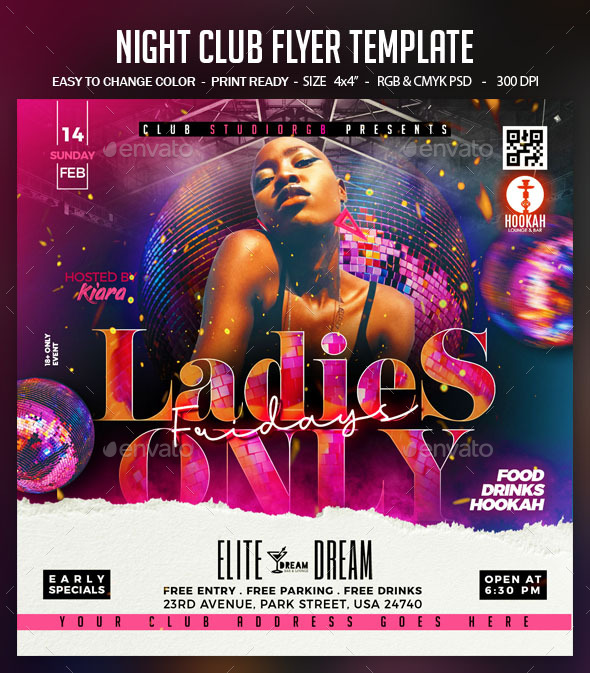 Graphicriver Night Club Flyer Template Zip Updated Nulled Free Download