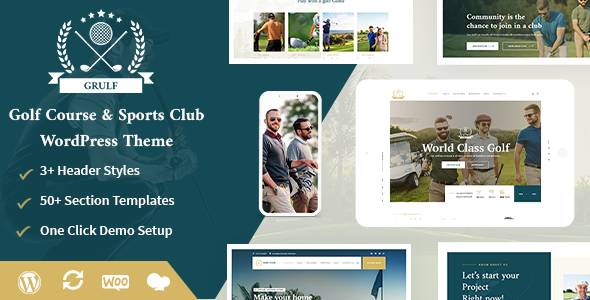 Grulf - Golf Club WordPress Theme