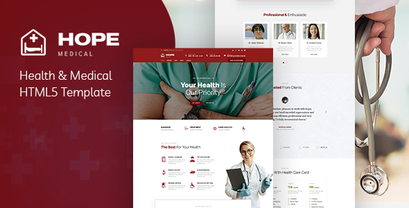 Hope - Health & Medical HTML5 Template