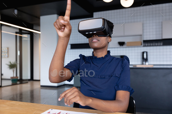 in modern office. business modern office workplace technology.