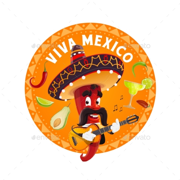 Viva Mexico Vector Icon