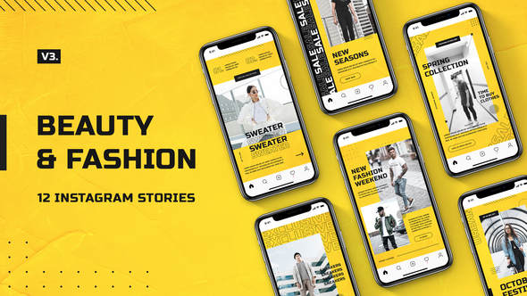 Beauty & Fashion Instagram Stories v.3