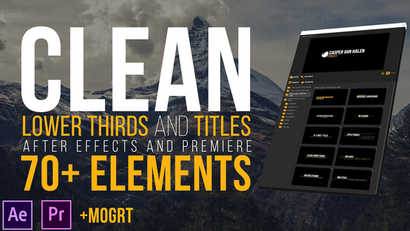 Clean Lower Thirds alt